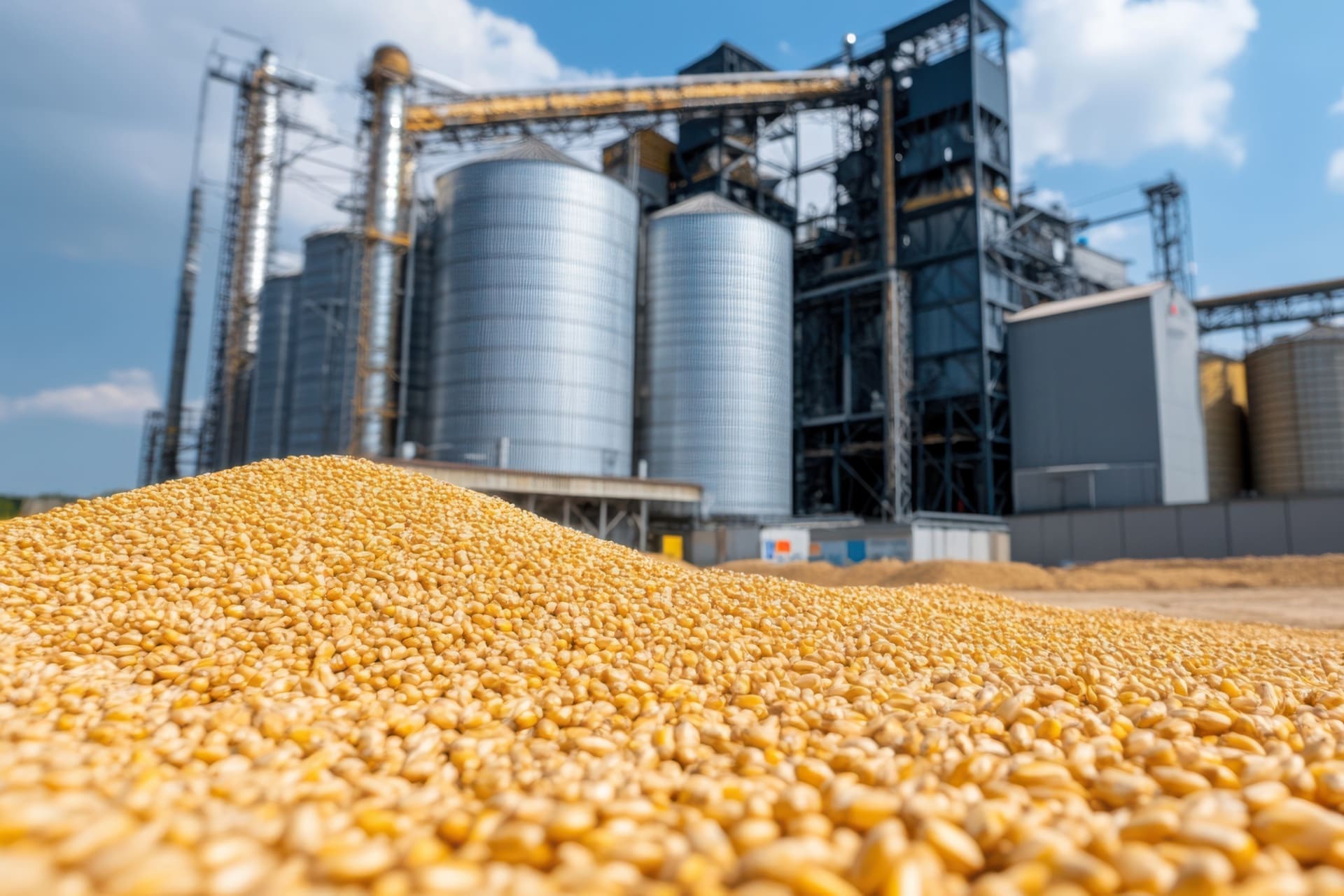 Silo de stockage de blé